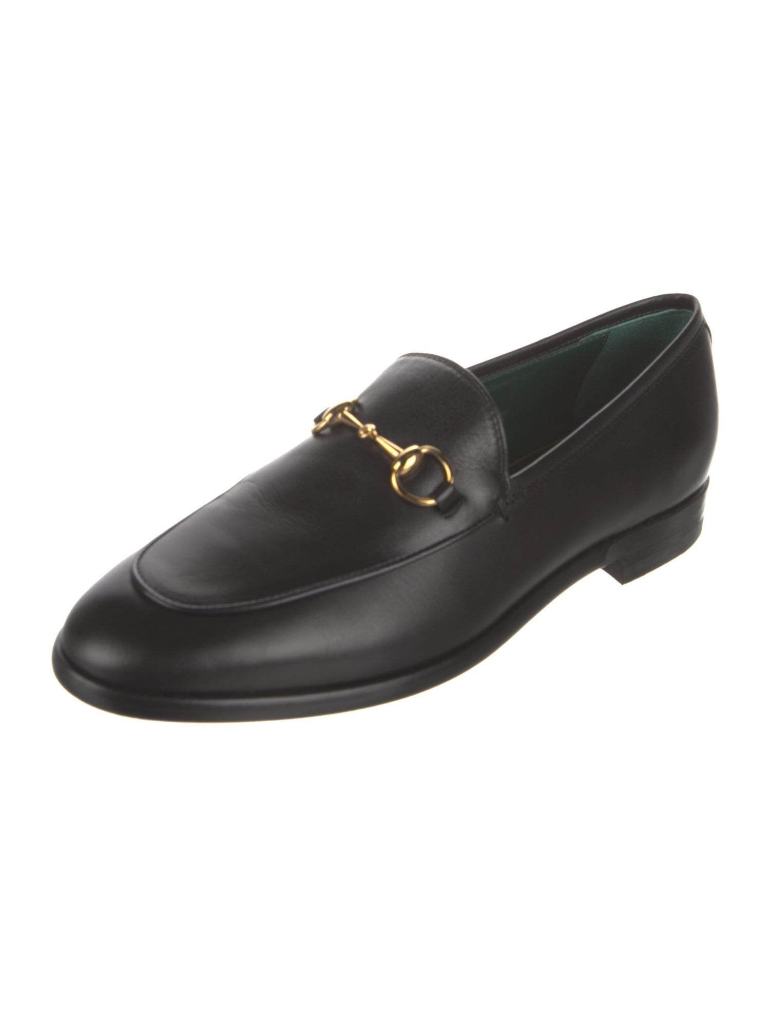 Gucci Horsebit Accent Leather Dress Loafers