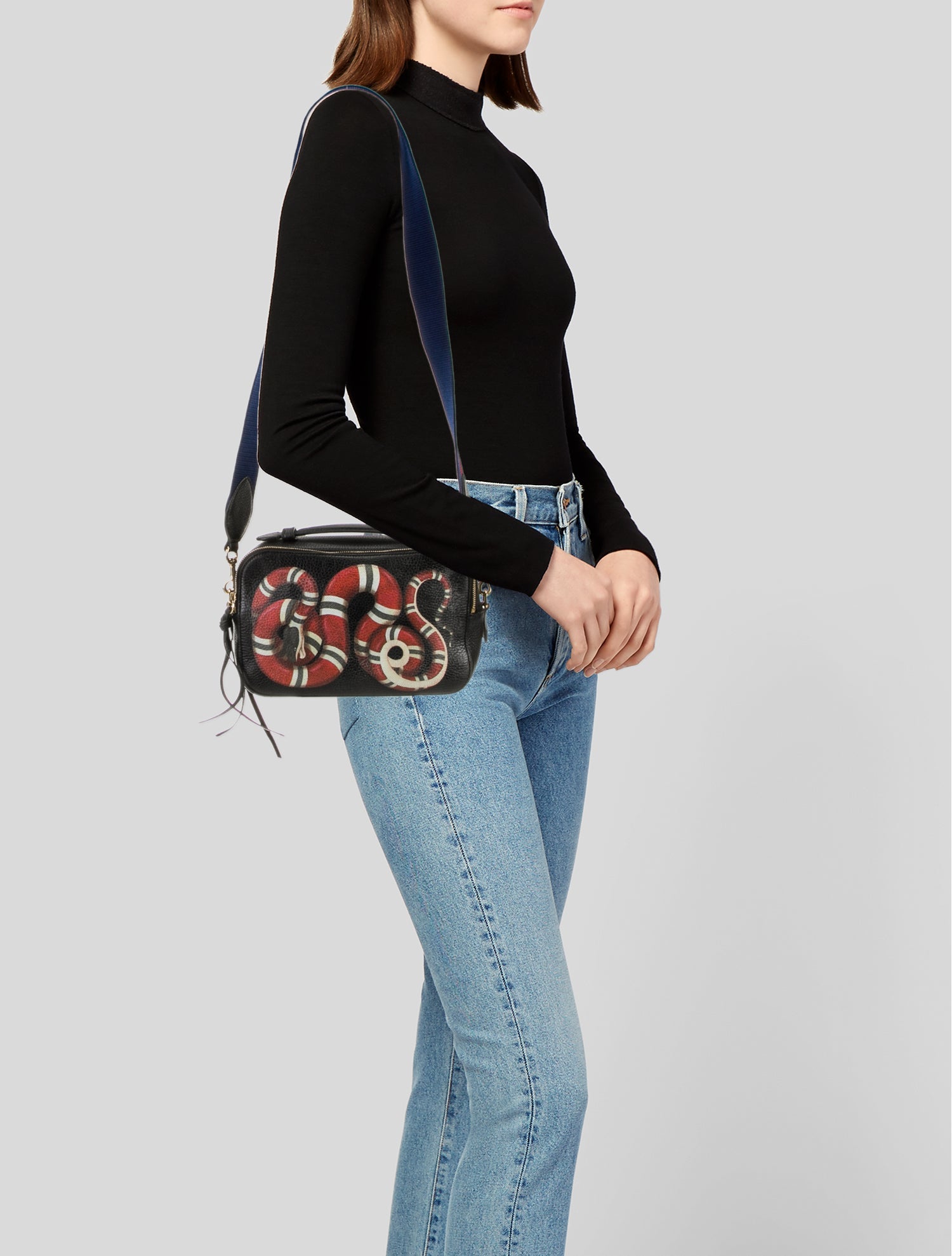 Gucci Sylvie Web Top Handle Bag
