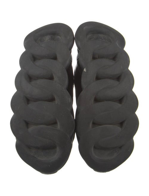 Gucci Suede Fringe Trim Accent Slides