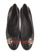 Gucci Web Accent Patent Leather Ballet Flats