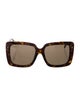 Gucci Interlocking G Logo Square Sunglasses