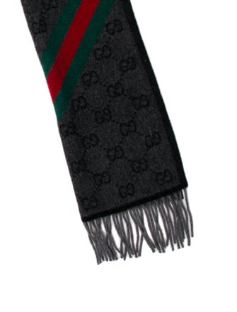 Gucci Wool GG Logo Scarf