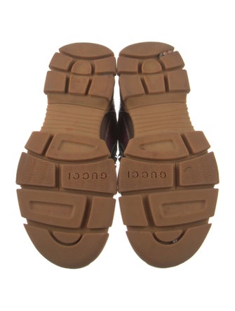 Gucci Leather Colorblock Pattern Chunky Sneakers