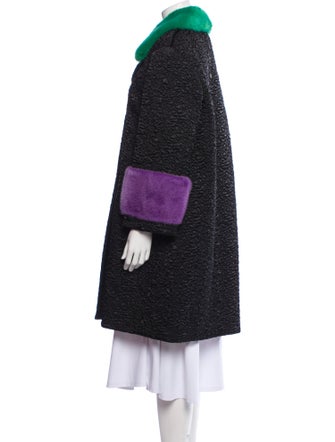 Gucci Colorblock Pattern Coat