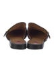 Gucci Double G Logo Leather Mules