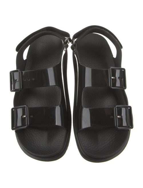 Gucci Rubber Slingback Sandals