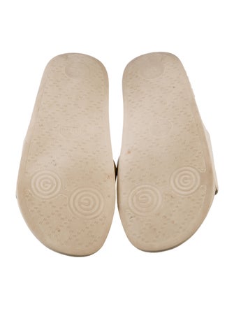 Gucci Leather Printed Slides