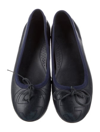Gucci Leather Interlocking G Ballet Flats