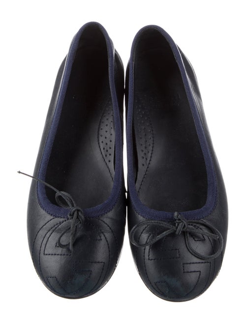 Gucci Leather Interlocking G Ballet Flats
