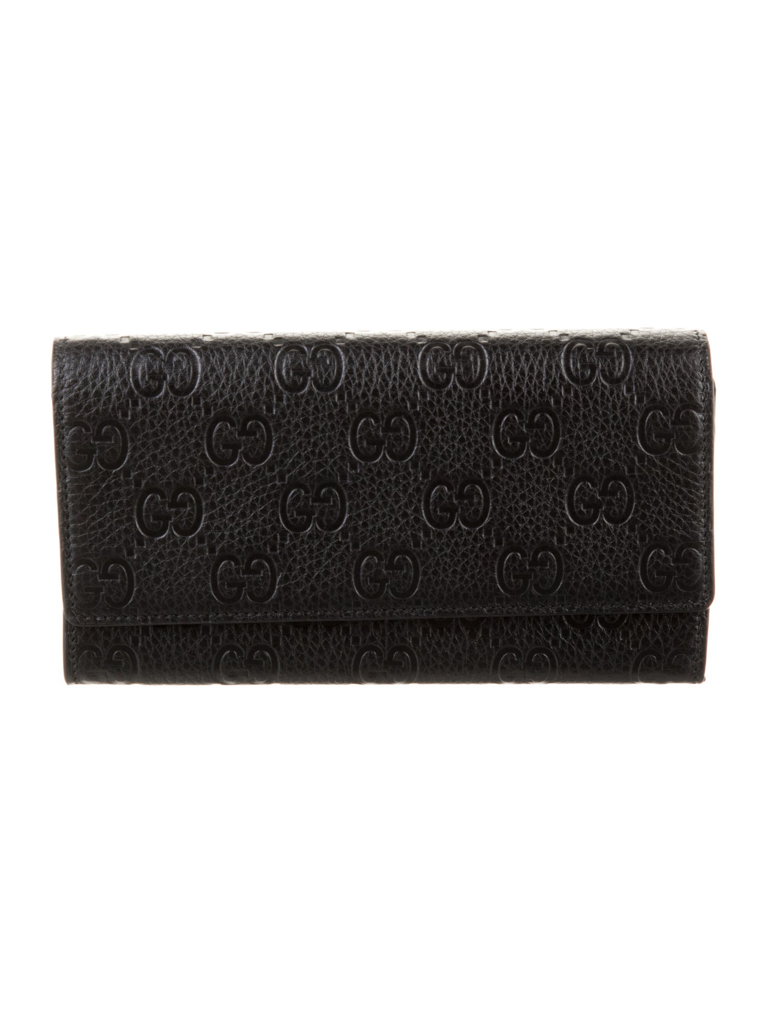 Gucci Continental Wallet GG Signature Trifold Wallet