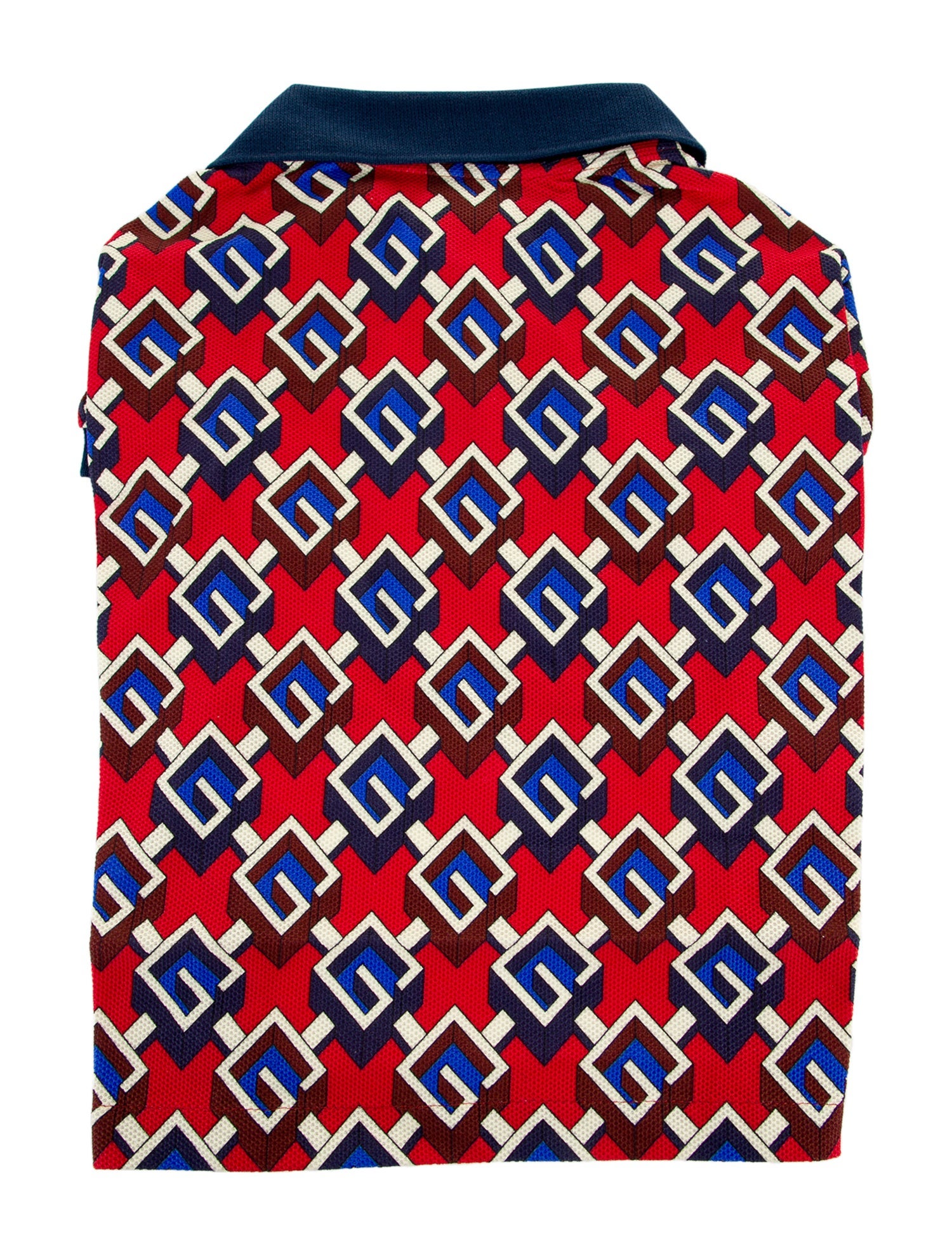 Gucci Isometric G Pet Polo Shirt w/ Tags