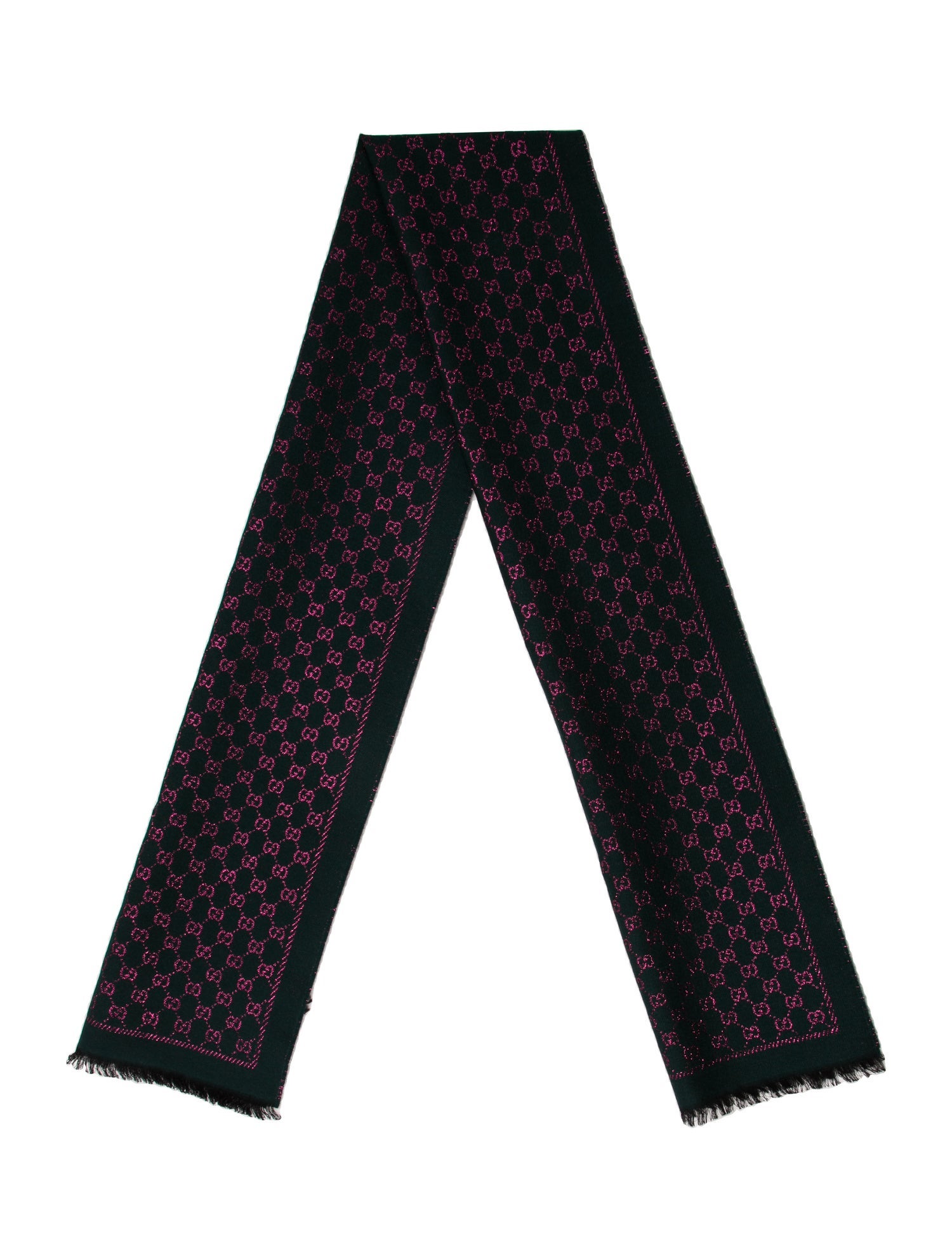 Gucci Wool GG Plus Scarf w/ Tags