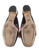 Gucci Sylvie Web Accent Velvet Mules