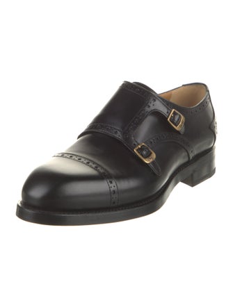 Gucci Leather Monk Straps