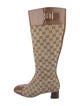 Gucci GG Canvas Canvas Rain Boots