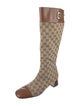 Gucci GG Canvas Canvas Rain Boots