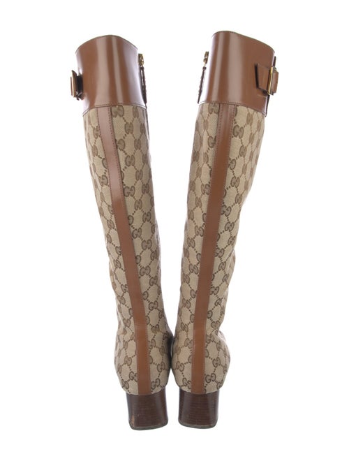 Gucci GG Canvas Canvas Rain Boots