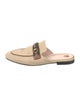 Gucci Web Accent Canvas Mules