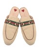 Gucci Web Accent Canvas Mules