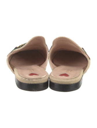 Gucci Web Accent Canvas Mules
