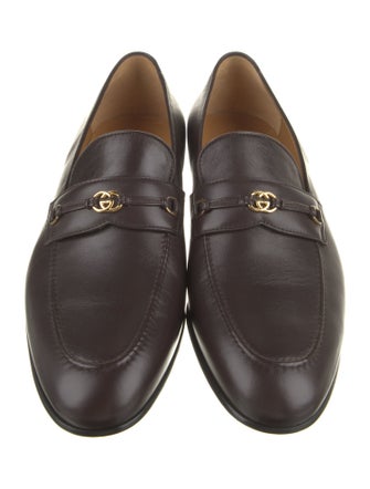 Gucci Interlocking G Horsebit Leather Loafers