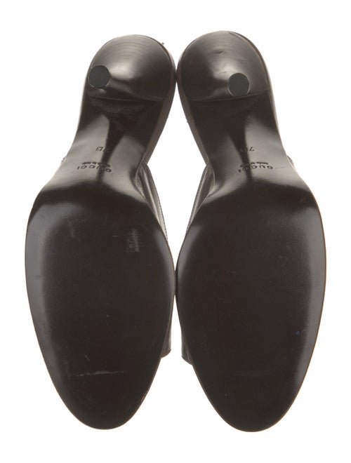 Gucci GG Canvas Leather Slides