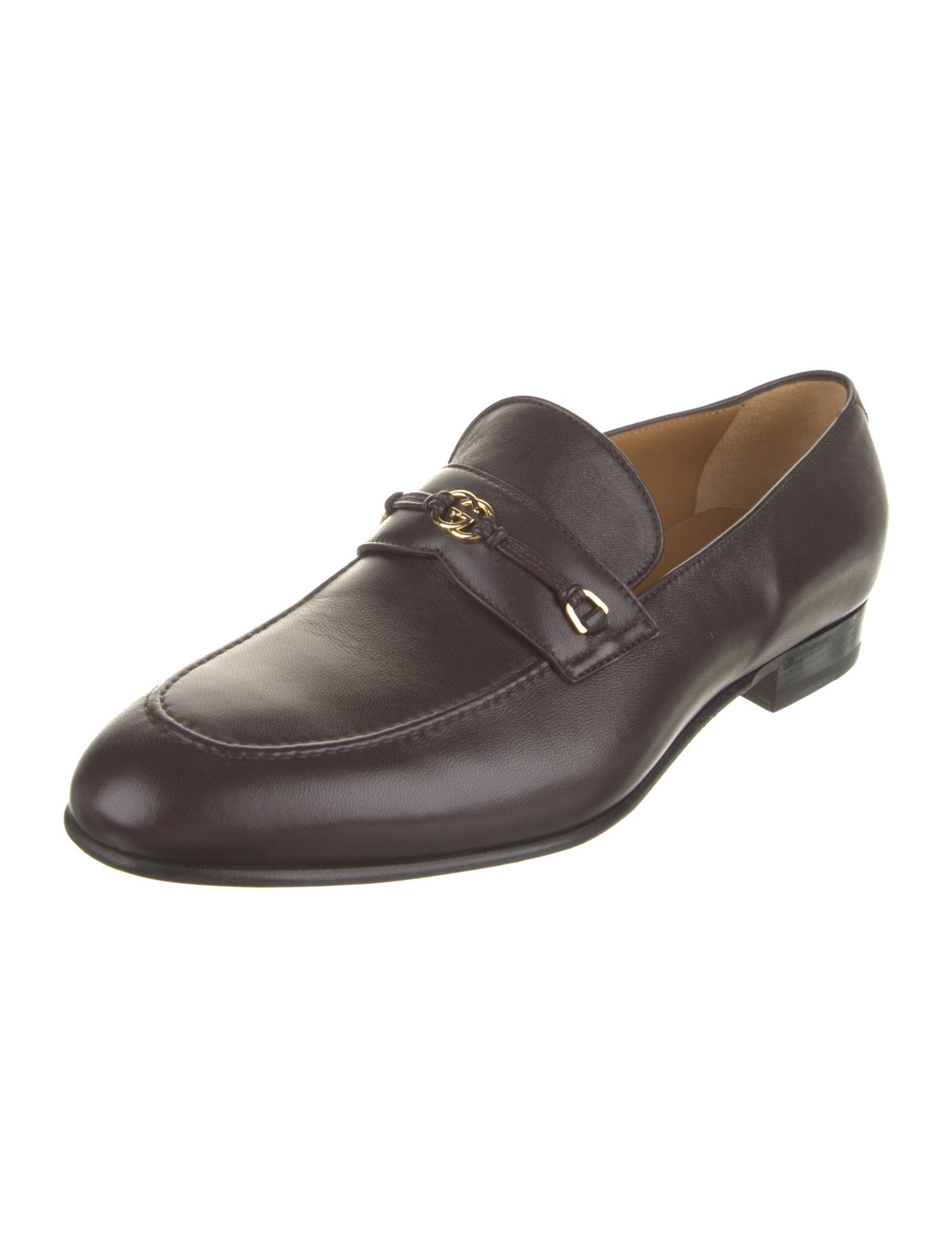 Gucci Interlocking G Horsebit Leather Loafers