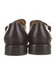 Gucci Interlocking G Logo Leather Monk Straps