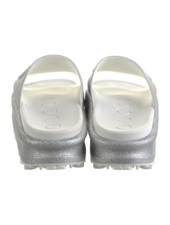 Gucci Interlocking G Logo Glitter Slides