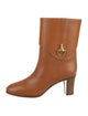 Gucci Hasler Horsebit Accent Leather Boots
