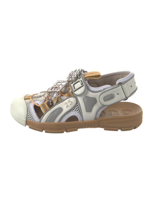 Gucci Leather Printed Sneakers