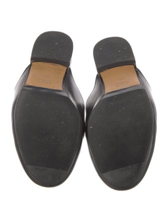 Gucci Horsebit Accent Leather Mules