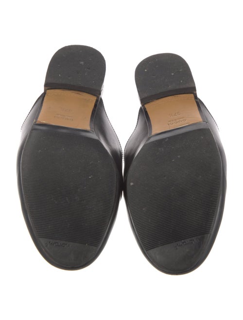 Gucci Horsebit Accent Leather Mules