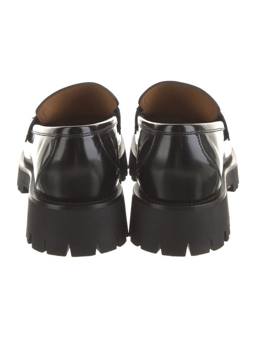 Gucci Interlocking G Logo Leather Loafers