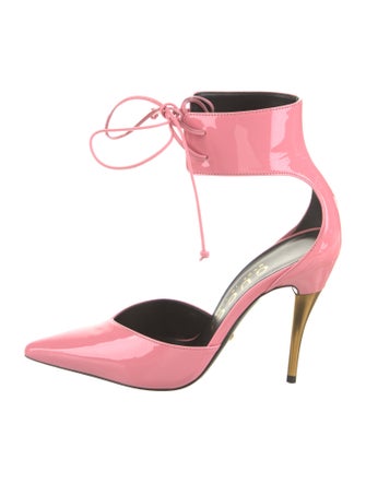 Gucci Patent Leather D'Orsay Pumps