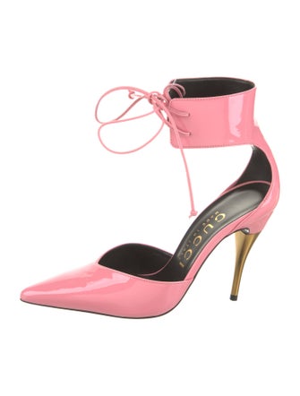 Gucci Patent Leather D'Orsay Pumps