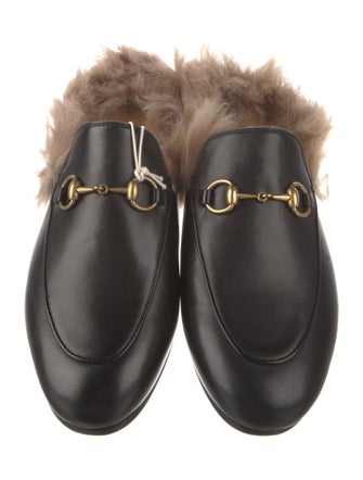 Gucci Leather Mules