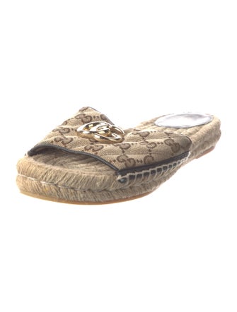 Gucci Canvas Printed Espadrilles