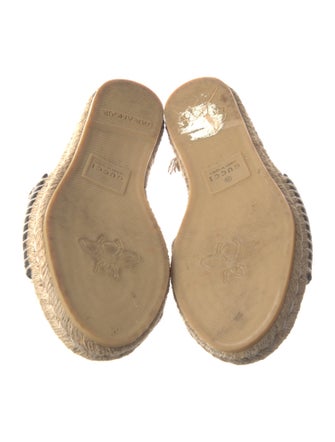 Gucci Canvas Printed Espadrilles