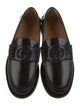 Gucci Interlocking G Logo Leather Loafers