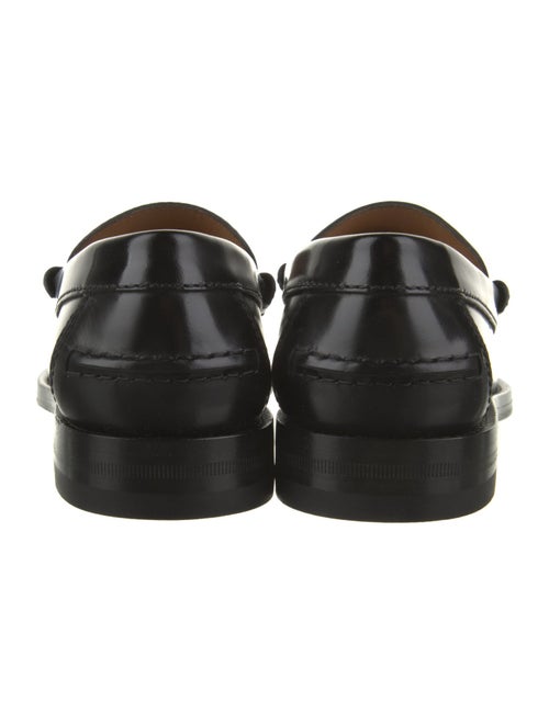 Gucci Interlocking G Logo Leather Loafers