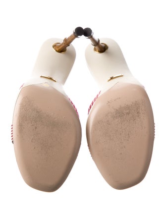 Gucci Leather Printed Slides