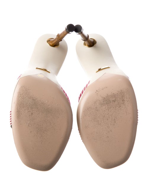 Gucci Leather Printed Slides