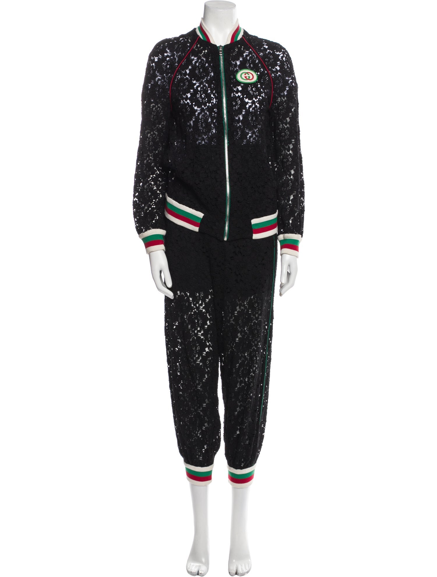 Gucci 2019 Embroidered Accent Pant Set