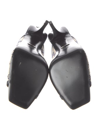 Gucci GG Canvas Crystal Embellishments Slides