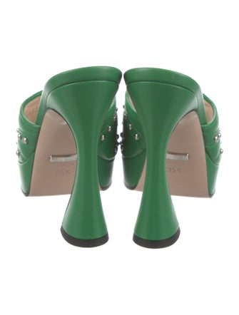 Gucci Leather Slides