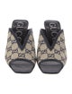 Gucci GG Canvas Crystal Embellishments Slides
