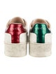 Gucci Web Accent Leather Sneakers