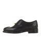 Gucci Interlocking G Logo Leather Oxfords