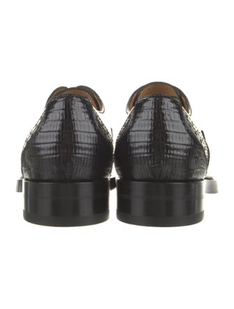 Gucci Interlocking G Logo Leather Oxfords